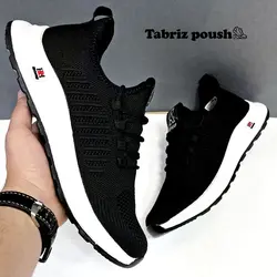 کفش جورابی طبی پياده روی ضد تعریق راحتی مشکی _ تبریز پوش