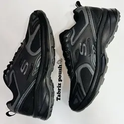 کفش کوهنوردی و روزمره طبی اسکیچرز مشکی زیره تزریق حمید اسپرت _تبریز پوش