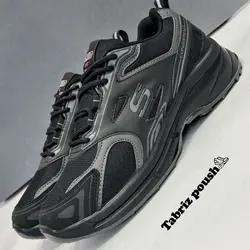 کفش کوهنوردی و روزمره طبی اسکیچرز مشکی زیره تزریق حمید اسپرت _تبریز پوش