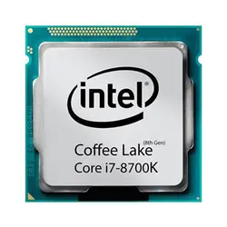 پردازنده اینتل مدل Core i7 8700K Coffee Lake بدون باکس