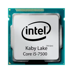 پردازنده اینتل مدل Core i5 7500 KabyLake بدون باکس
