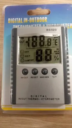 دماسنج و رطوبت سنج دیجیتالی مدل HC520