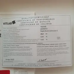 دیسپنسر (بورت) دیجیتال 25 میلی لیتر Vitlab