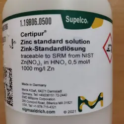 محلول استاندارد زینک MERCK Zinc 119806