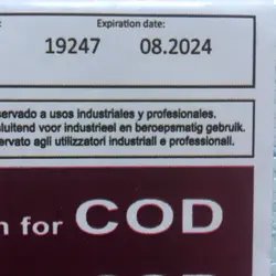 ویال  COD HACH HIGH RANGE 0-15000