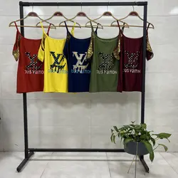 تاپ سرشانه پولک LV تک