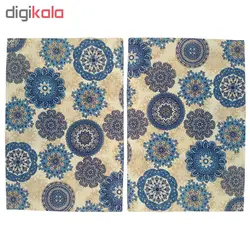 روبالشی نخی دارلین مدل پاکتی طرح دار 301 بسته 2 عددی