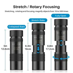 دوربین تک چشمی مدل HD telescope 10-300×40