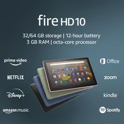 کتاب خوان آمازون مدل Fire HD 10 With Alexa 32G نسل 11