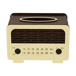 پایه رول دستمال کاغذی چوب ارا مدل رادیو Fm450