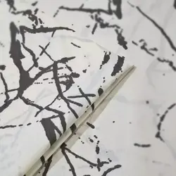کاور تشک مهمان مدل سنگ مرمر سایز 100×195سانتی متر به همراه روبالشی