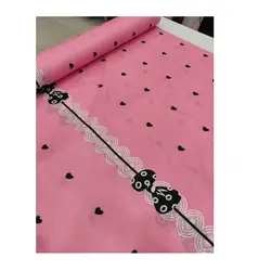کاور تشک مهمان مدل قلبی کد D03 سایز 100×190 به همراه روبالشی
