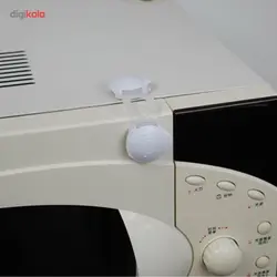 قفل چند منظوره نینو مدل دکمه ای سایز کوچک بسته 2 عددی