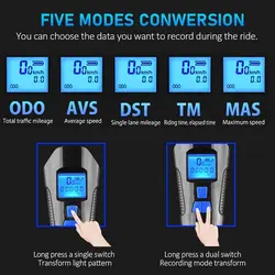 چراغ جلو و عقب دوچرخه مدل کیلومتر شمار 1000 لومن 3IN1