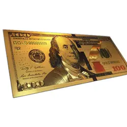 اسکناس تزیینی طرح 100 دلاری
