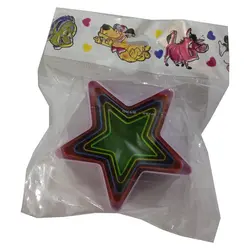 کاتر شیرینی پزی مدل ستاره بسته 5 عددي