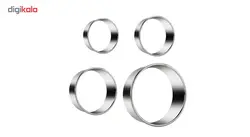 کاتر شیرینی کیک باکس کد 1111 بسته 4 عددی