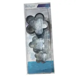 کاتر شیرینی پزی بهگز طرح گل مجموعه 4 عددی