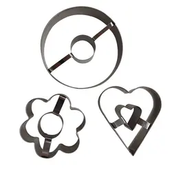 کاتر دونات لوازم قنادی پسته مدل PST147 مجموعه 3 عددی