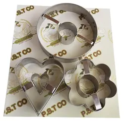 کاتر دونات لوازم قنادی پسته مدل PST147 مجموعه 3 عددی