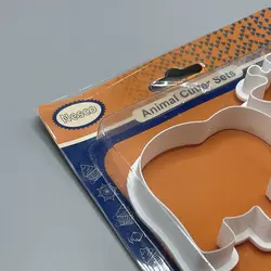 کاتر شیرینی پزی نسکو مدل حیوانات بسته 4 عددی