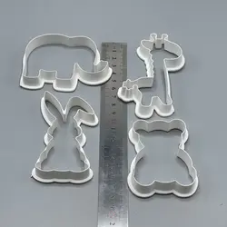 کاتر شیرینی پزی نسکو مدل حیوانات بسته 4 عددی