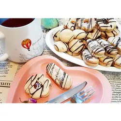 کاتر شیرینی پزی مدل زبان