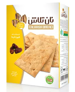 نان سوخاری تلاش .حاوی موسیر