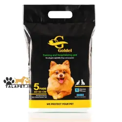 پد (زیرانداز) بهداشتی سگ مدل گلدل بسته 5 عددی