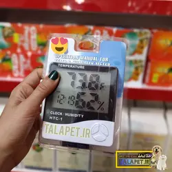 رطوبت سنج و دما سنج دیجیتال پرندگان زینتی