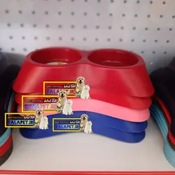 ظرف آب و غذای دوقلو سگ و گربه