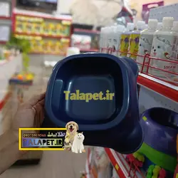 ظرف غذای مربع پایه دار سگ و گربه