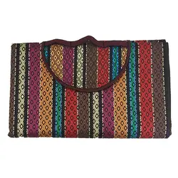 زیرانداز سفری 8 نفره طرح جاجیم مدل 06