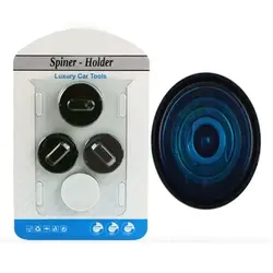 مشخصات، قیمت و خرید هولدر موبایل 360 درجه طرح اسپینر -نقره ای