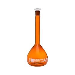 بالن ژوژه تیره A درب پلاستیکی گواهی کالیبراسیون 20ml Eisco