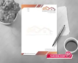سربرگ شرکت ساختمانی لایه باز