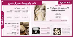 قالب پاورپوینت پرورش قارچ | 35 اسلاید جذاب 🍄
