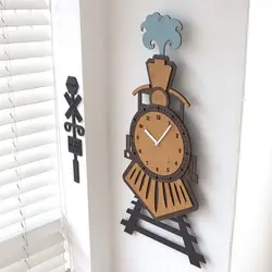 ساعت دیواری طرح قطار مدل TH_53999🕰️