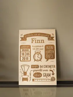 استند اسم نوزاد مدل TH_68621