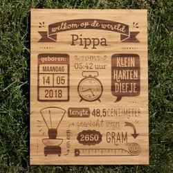 استند اسم نوزاد مدل TH_68621