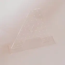 استند زیورآلات طرح حروف اسم مدل TH_66339