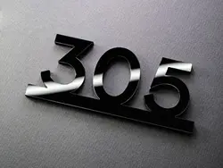 تابلو پلاک واحد مدل TH_75168