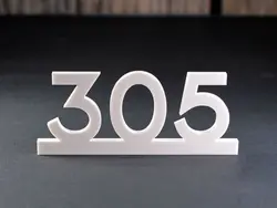 تابلو پلاک واحد مدل TH_75168