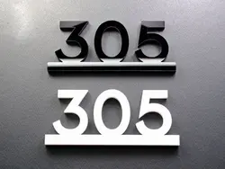 تابلو پلاک واحد مدل TH_75168