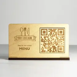 استند منو کیو آر کد مدل TH_86953