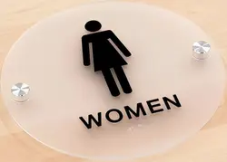 تابلو پلاک سرویس بهداشتی مدل TH_93226