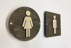 تابلو پلاک سرویس بهداشتی مدل TH_84861