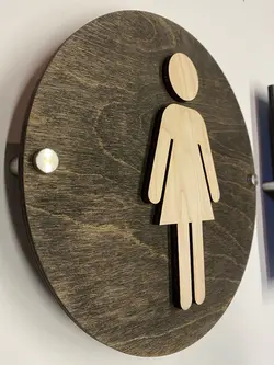 تابلو پلاک سرویس بهداشتی مدل TH_84861