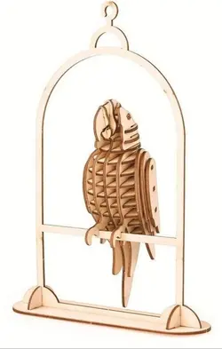 ماکت طوطی در قفس مدل TH_72382