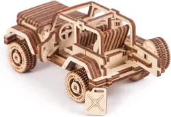 ماکت جیپ چوبی مدل TH_23574